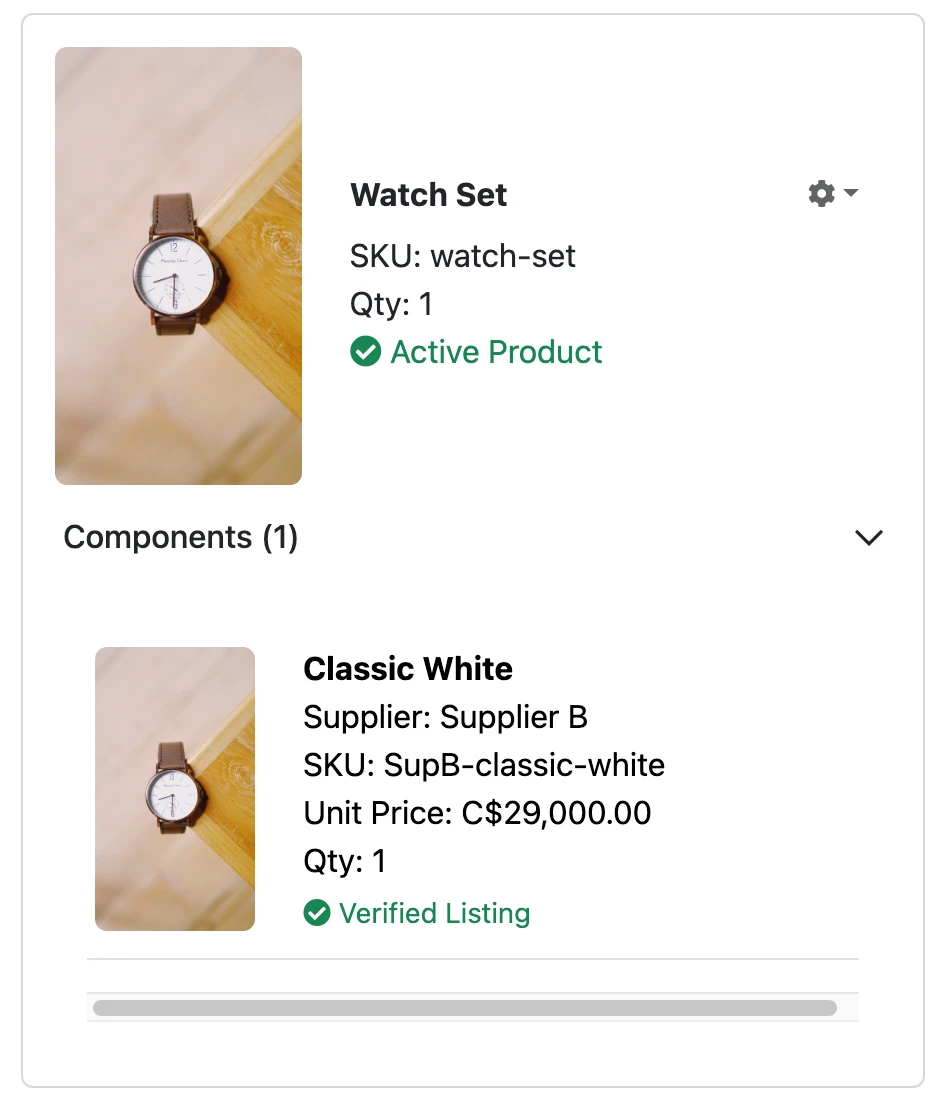 bundle component watch